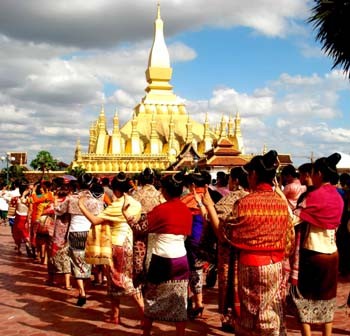 ລາວໄຂ ງານບຸນນະມັດສະການພະທາດຫຼວງ ປີ 2014 - ảnh 1